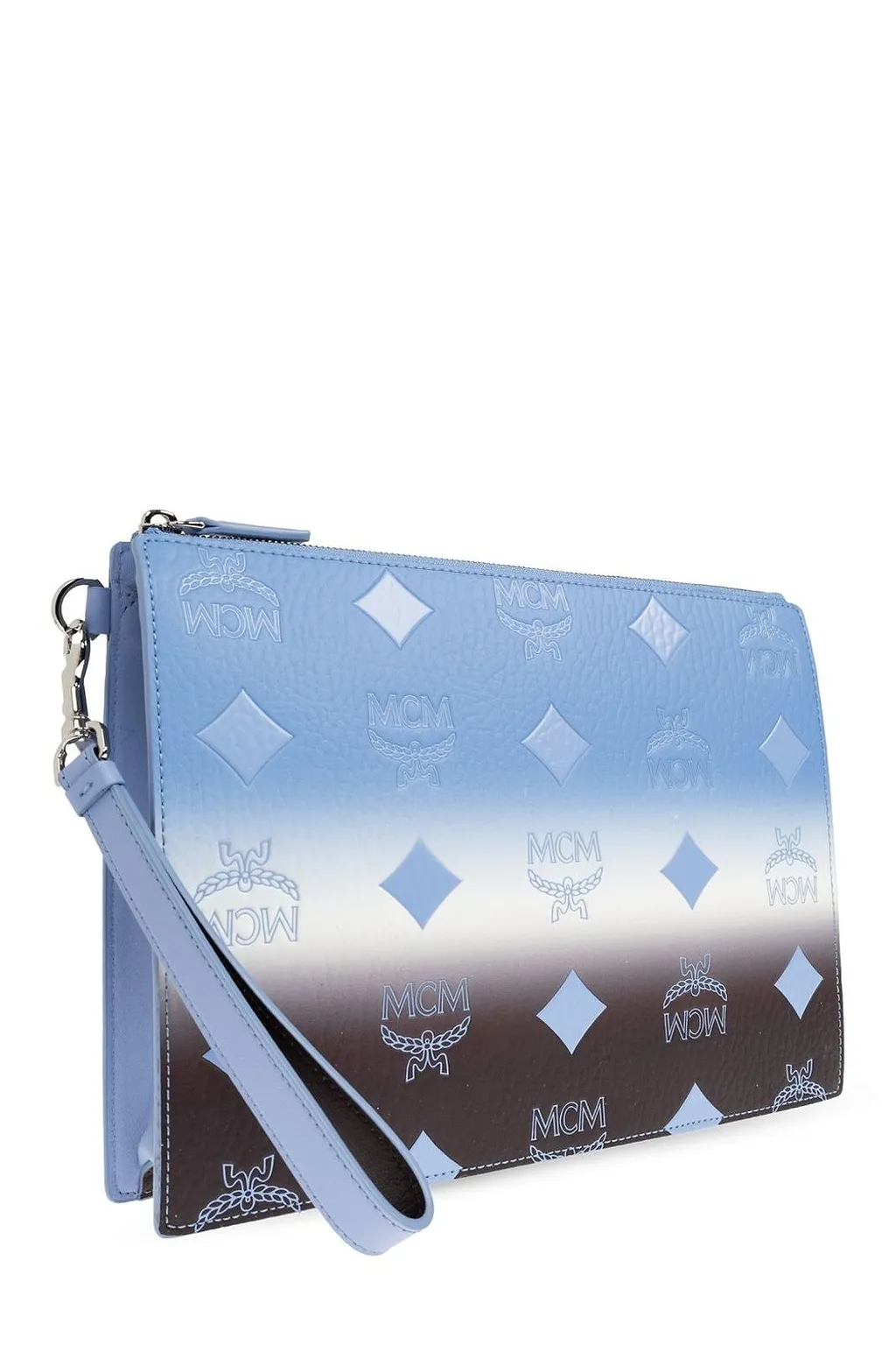 Mcm Aren Small Wristlet Pouch
