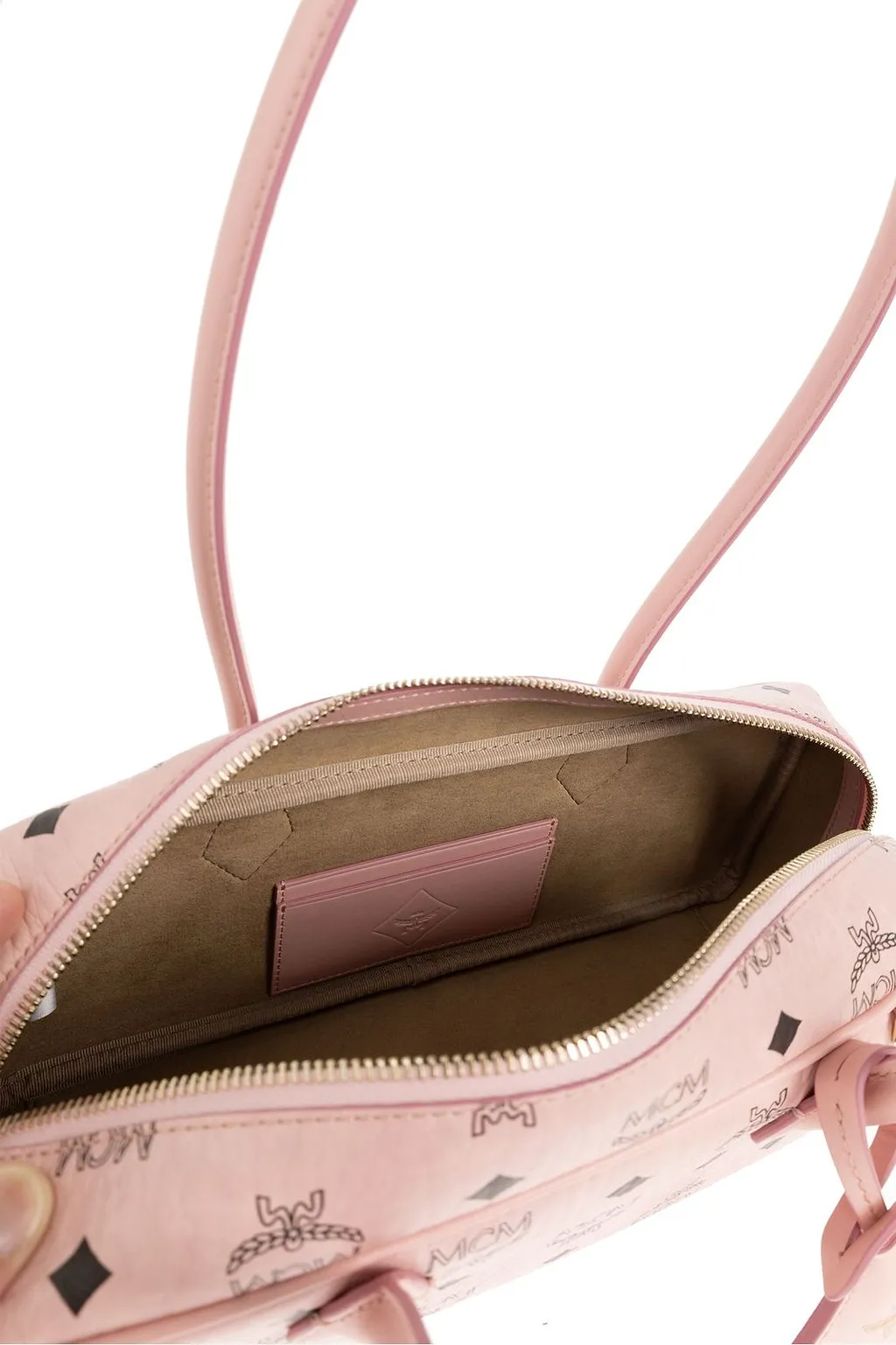 Mcm Aren Zip-Up Bag