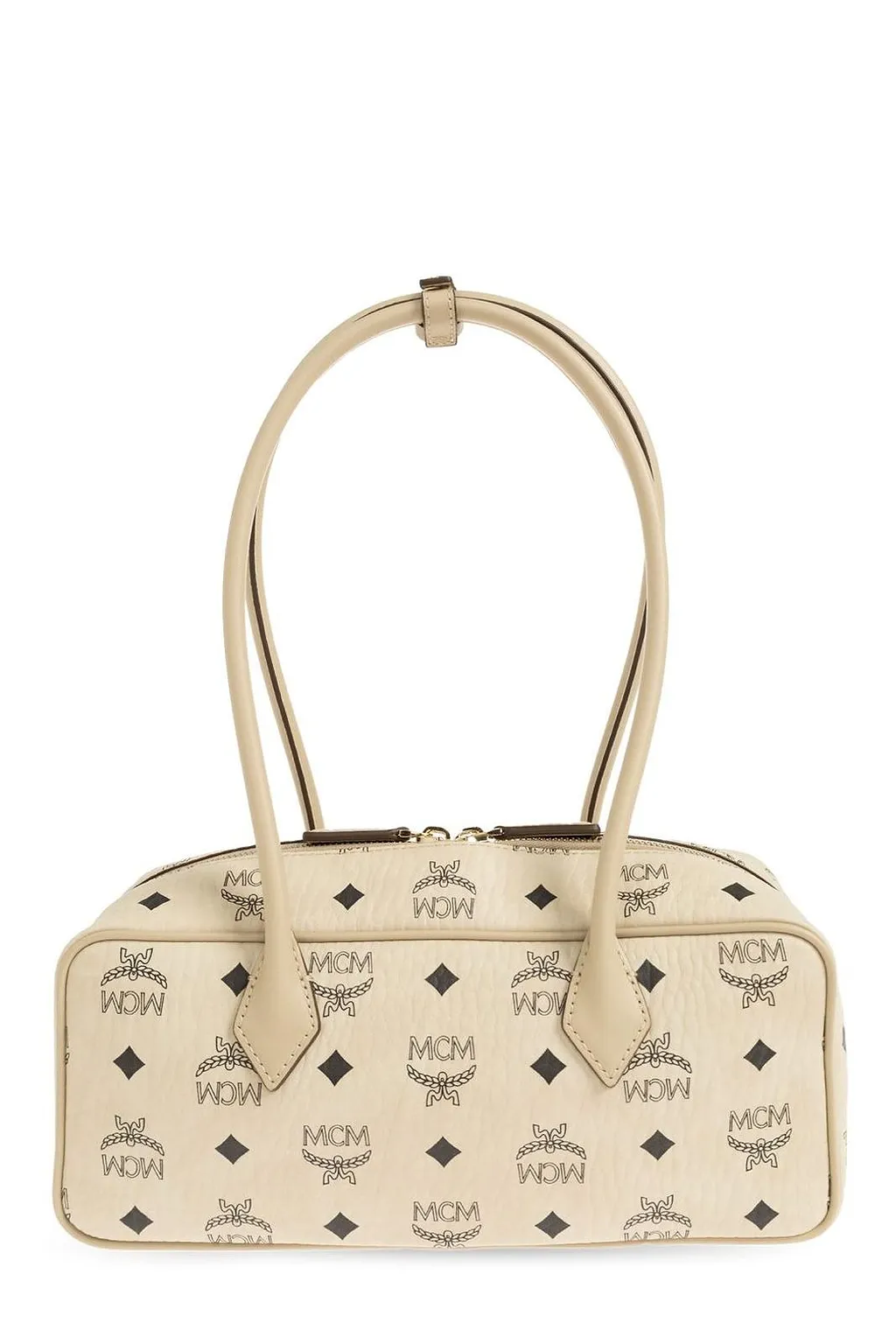 Mcm Aren Zip-Up Bag