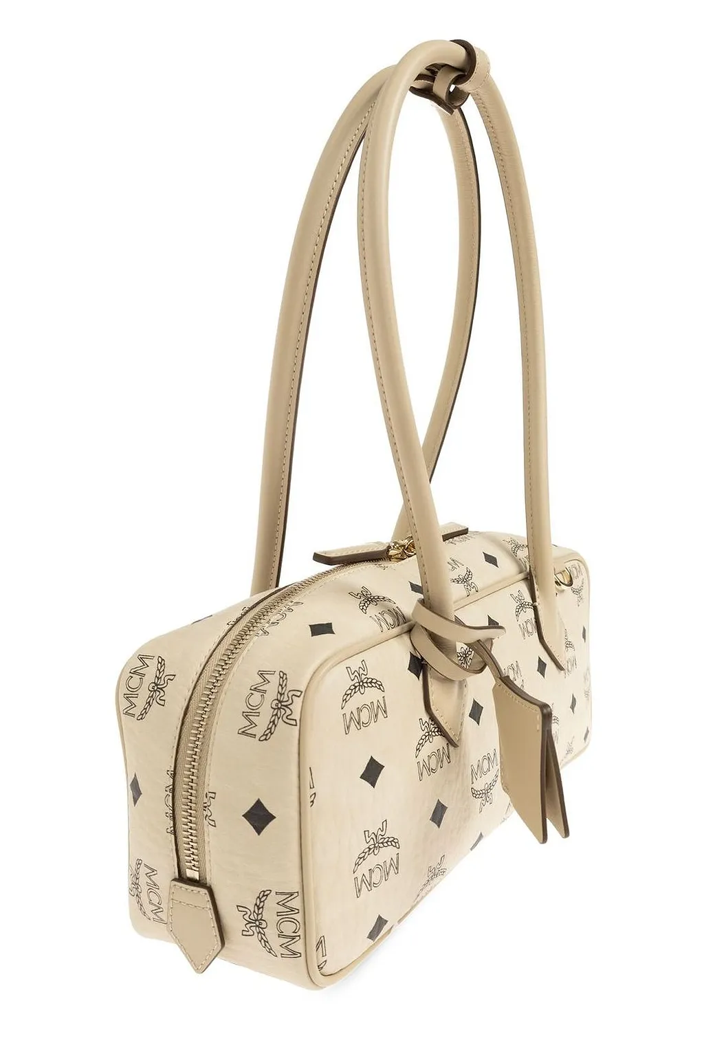 Mcm Aren Zip-Up Bag