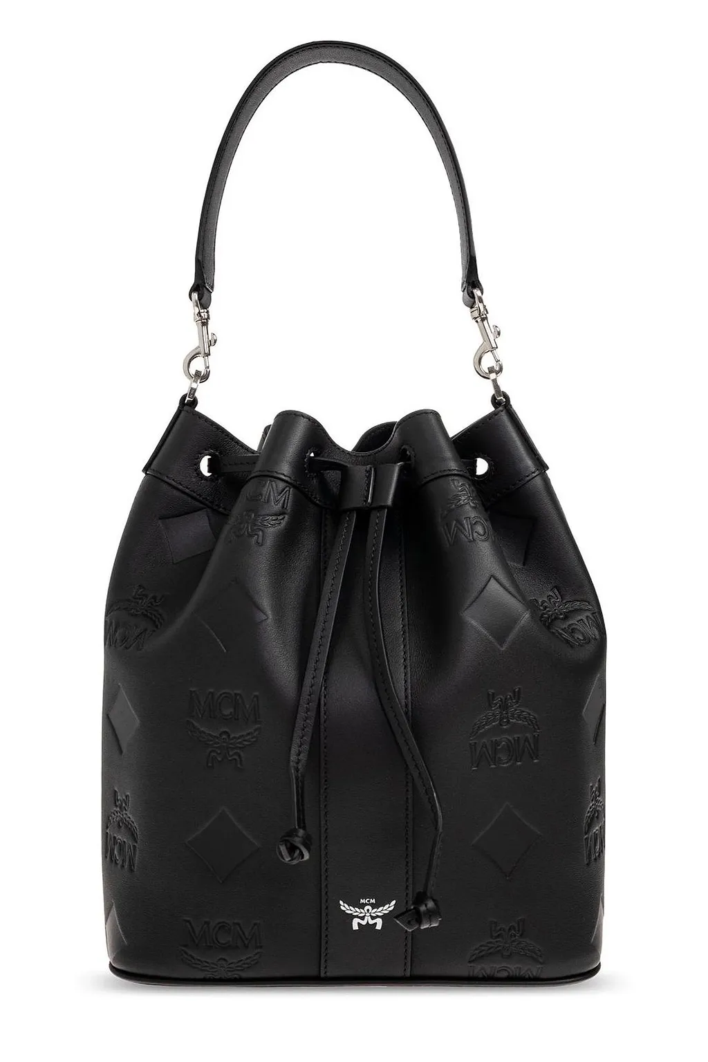 Mcm Dessau Medium Drawstring Bag