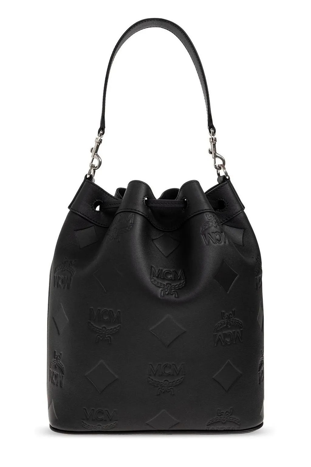 Mcm Dessau Medium Drawstring Bag