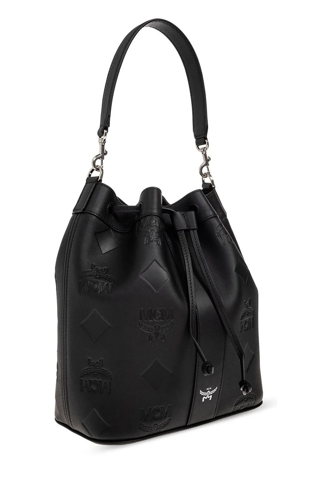 Mcm Dessau Medium Drawstring Bag