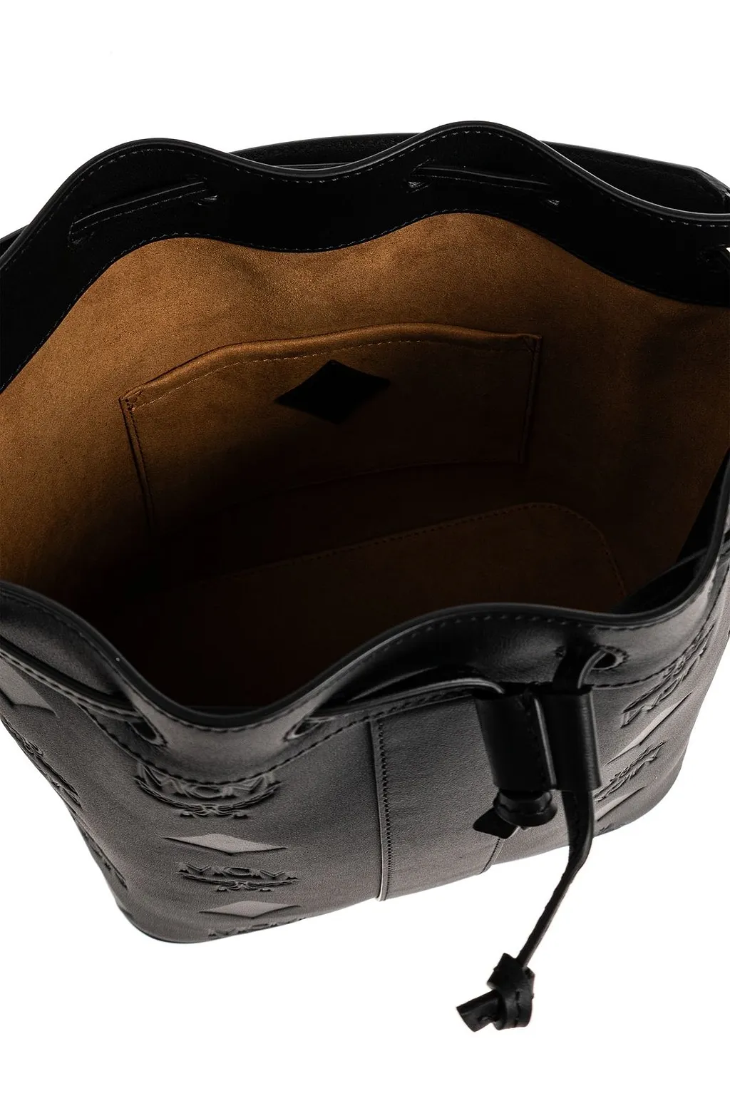 Mcm Dessau Medium Drawstring Bag