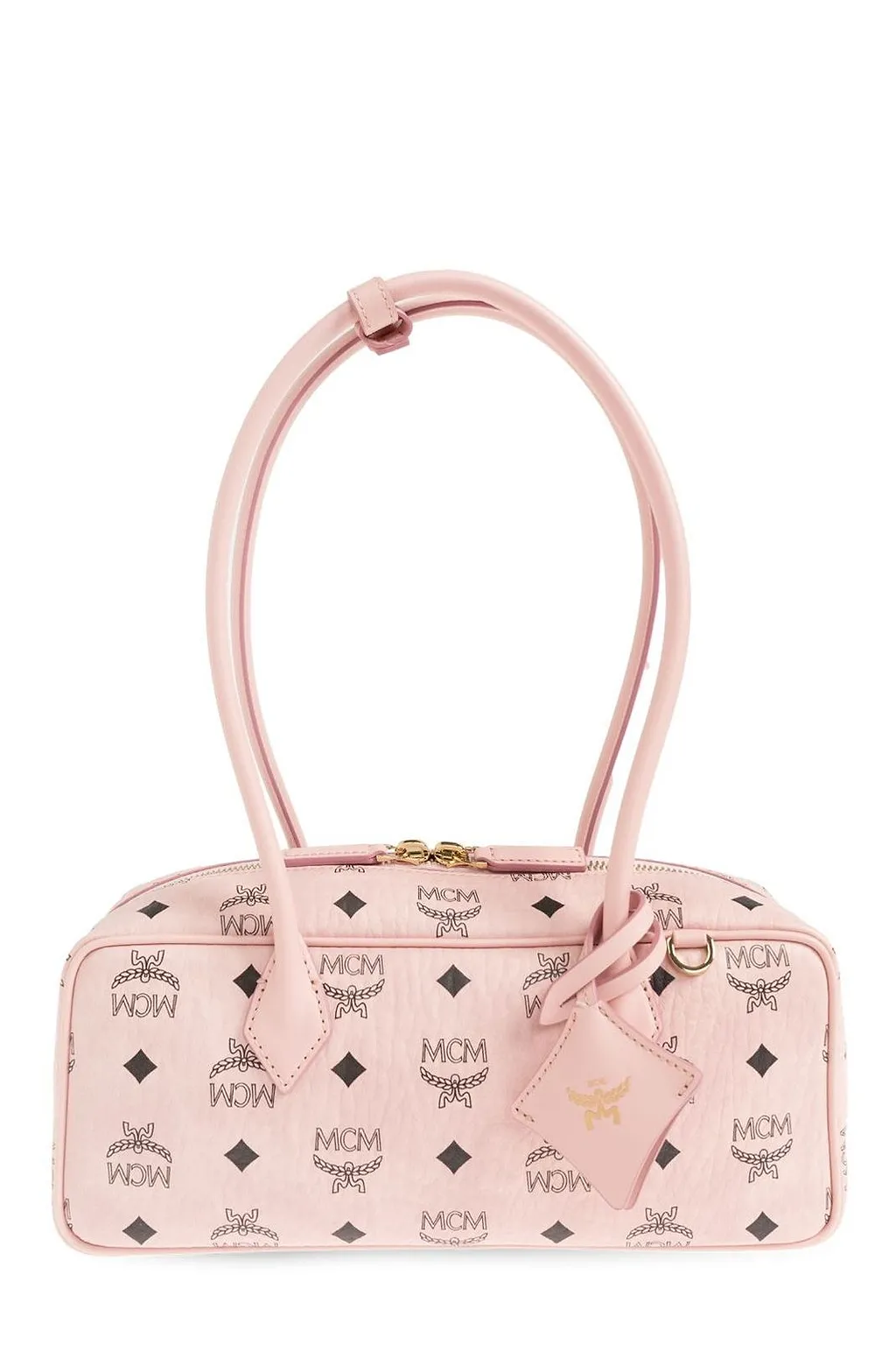Mcm Aren Zip-Up Bag