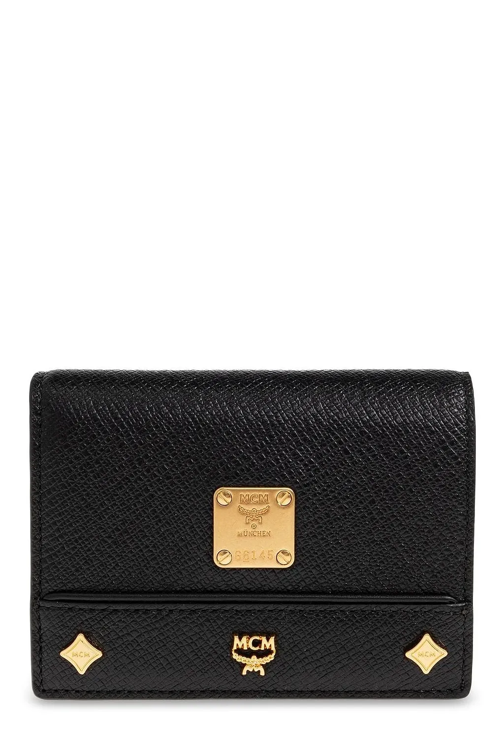 Mcm Logo-Engraved Wallet
