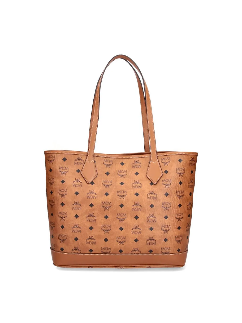 Logo Plaque Monogram Tote Bag