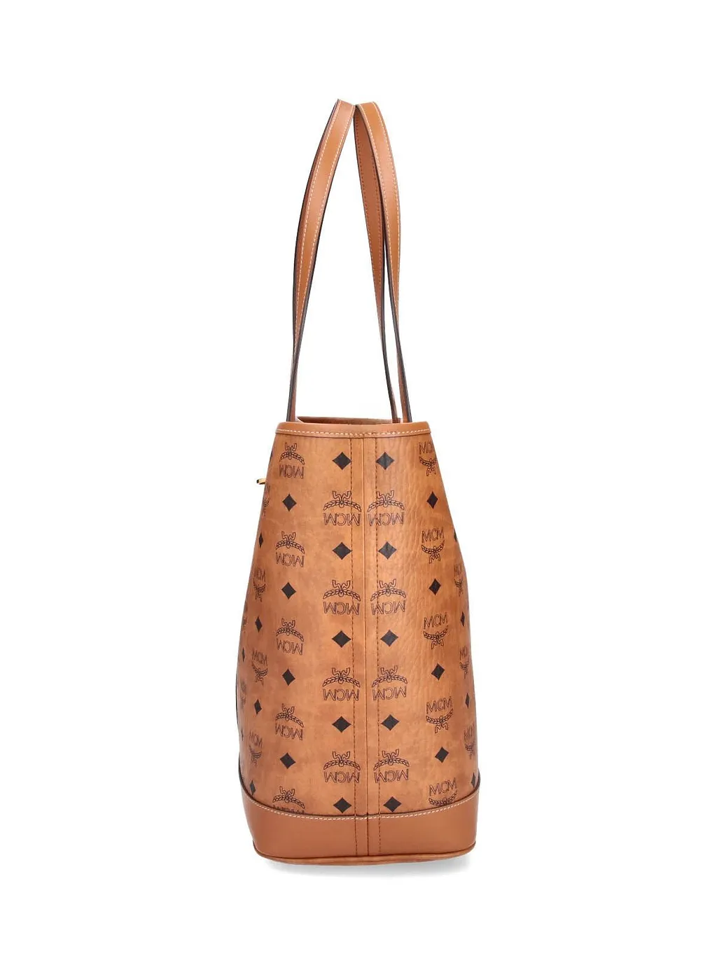Logo Plaque Monogram Tote Bag