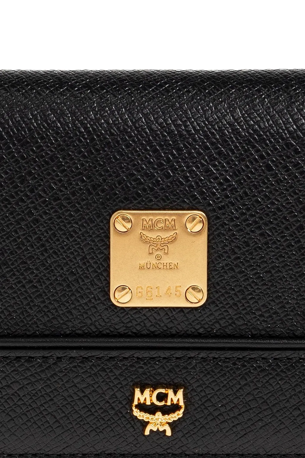 Mcm Logo-Engraved Wallet