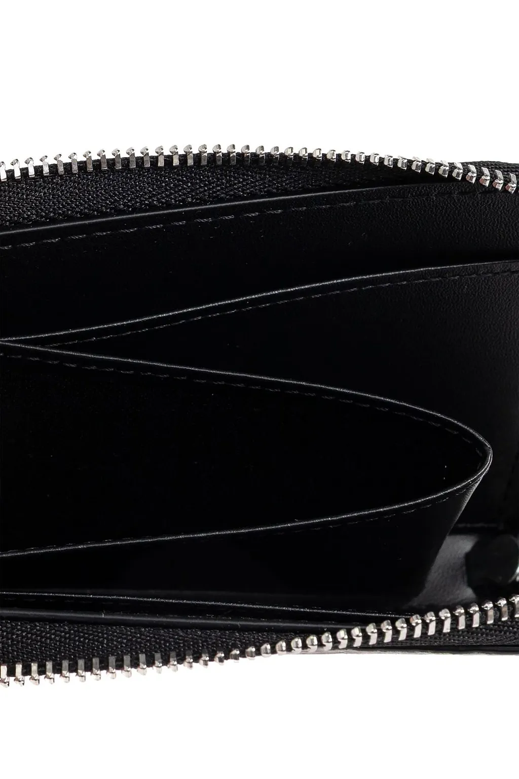 Mcm Logo Printed Keychain Detailed Wallet