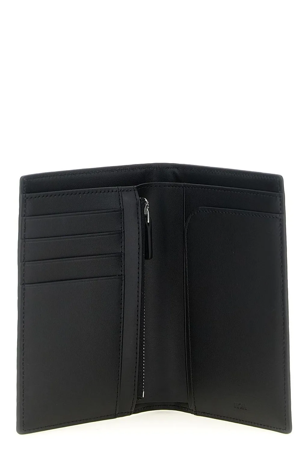 Mcm Logo Printed Passport Holder