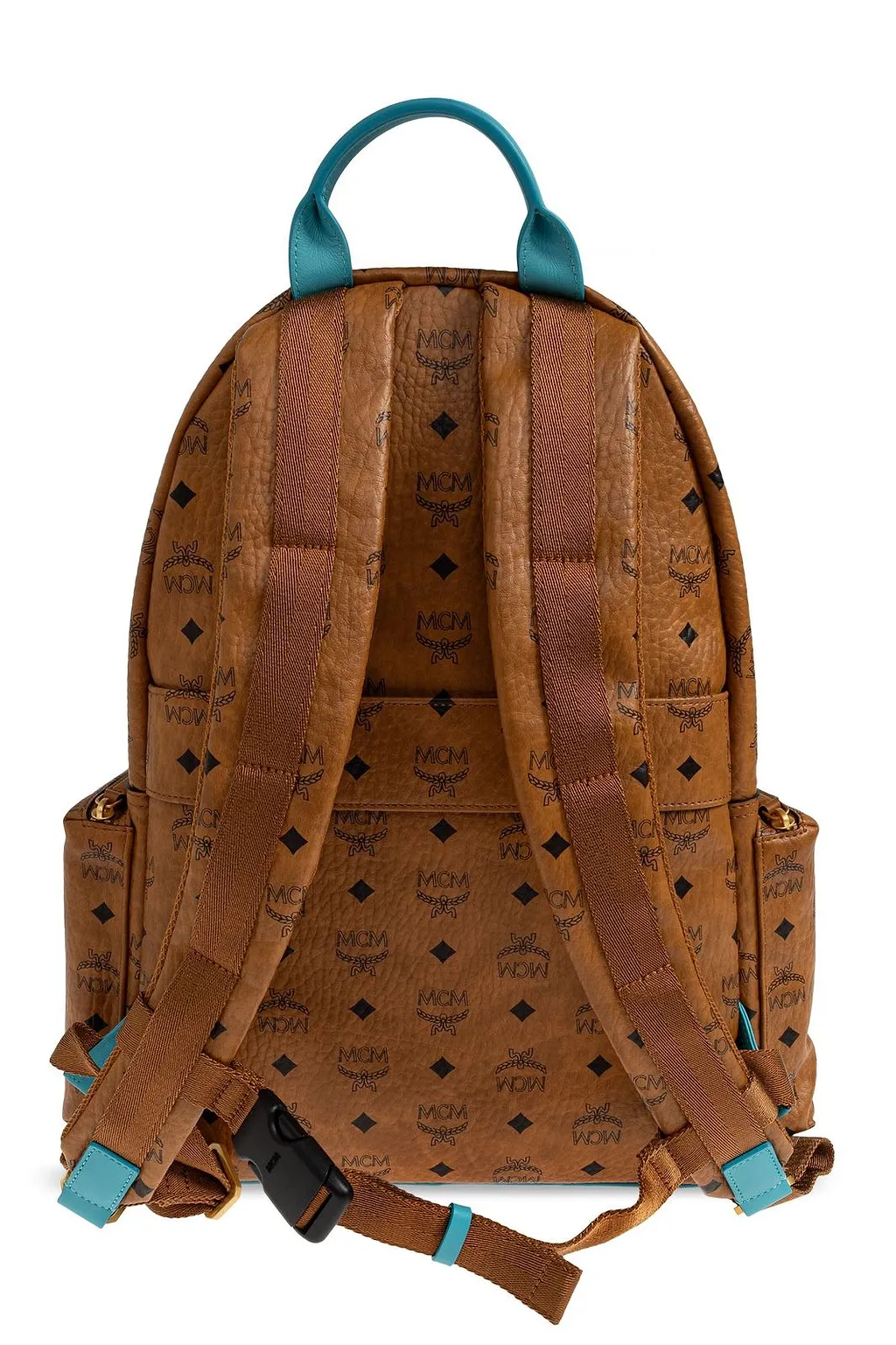 Mcm X Dj Khaled Logo Backpack