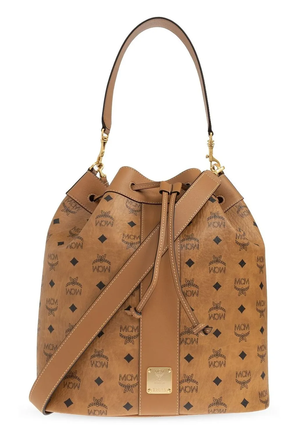 Monogram Drawstring Bucket Bag