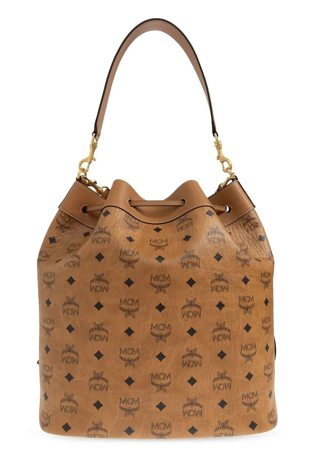 Monogram Drawstring Bucket Bag