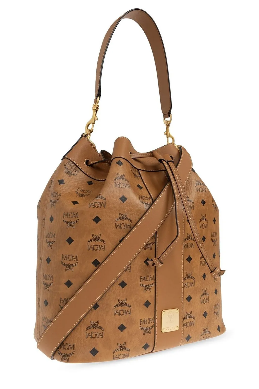 Monogram Drawstring Bucket Bag