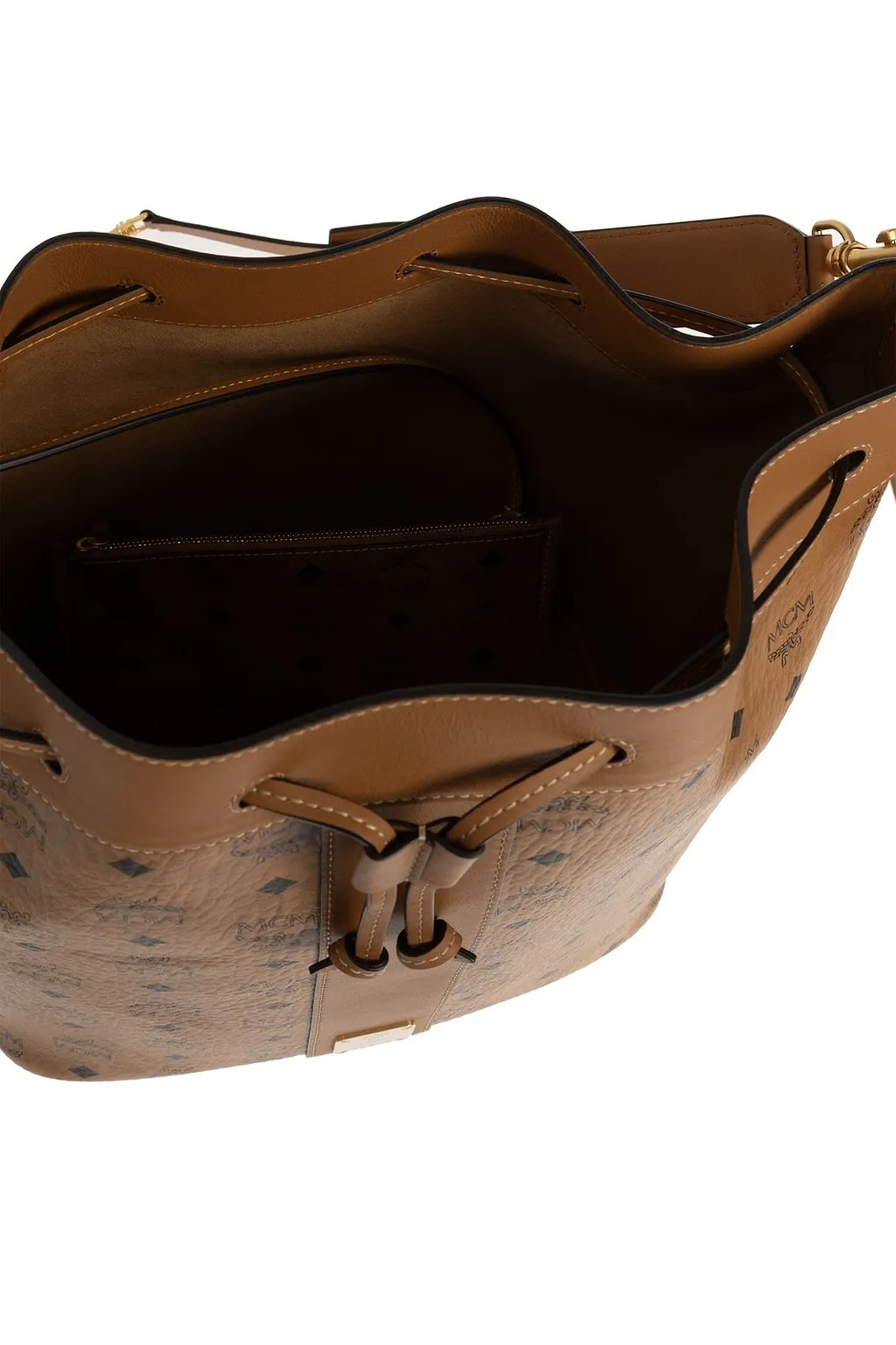 Monogram Drawstring Bucket Bag