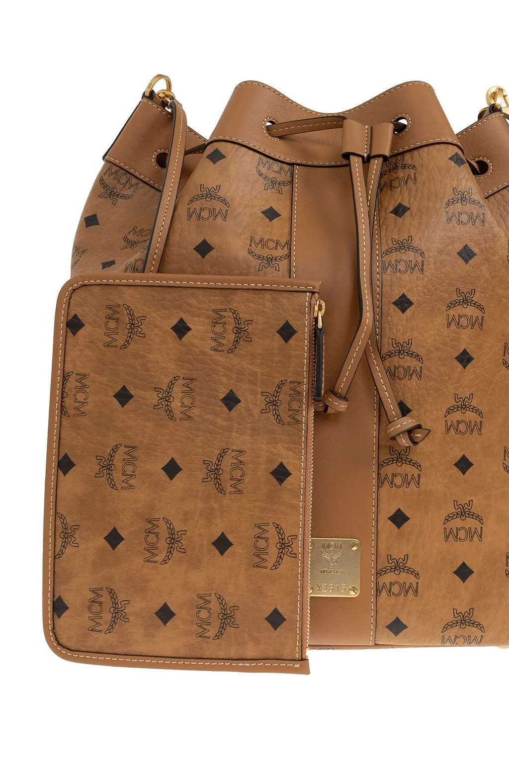 Monogram Drawstring Bucket Bag