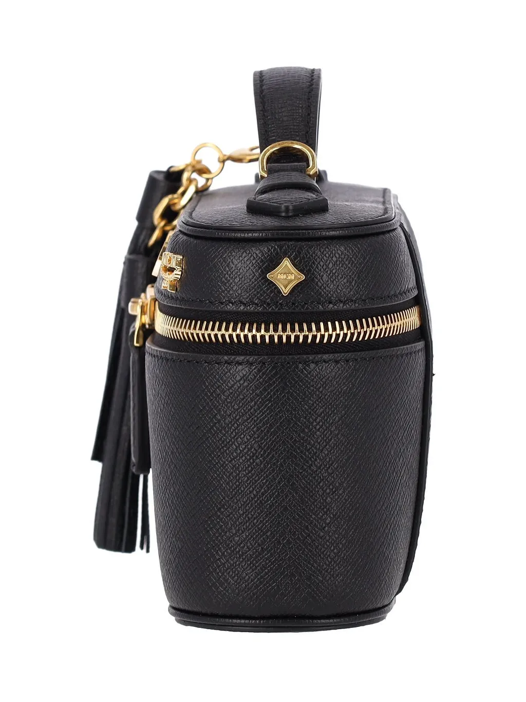 Mcm Top Handle Box Shoulder Bag