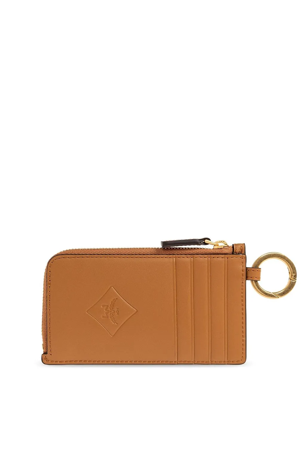 Mcm Monogram Zip Card Wallet