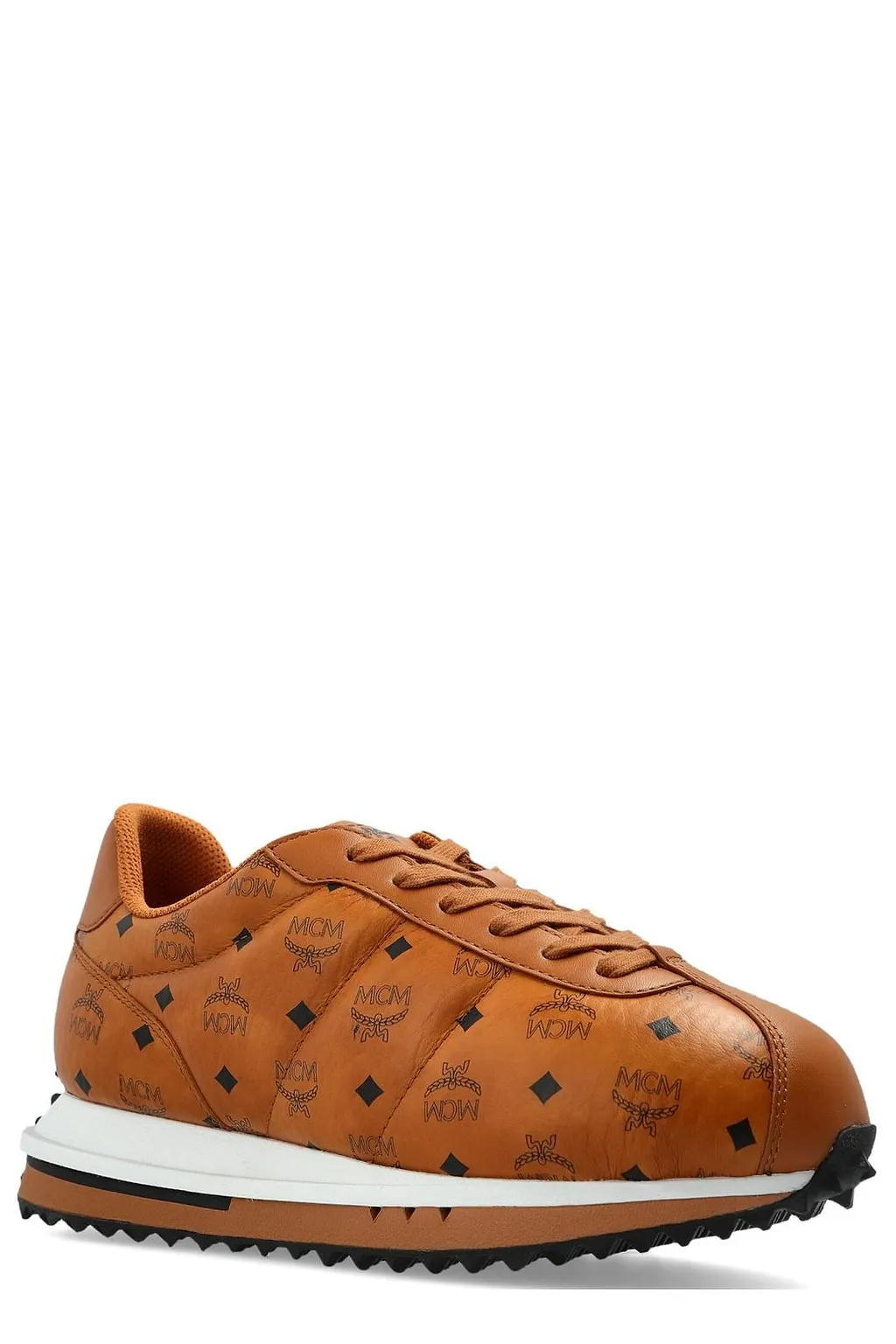Mcm Monogram Lace-Up Sports Shoes