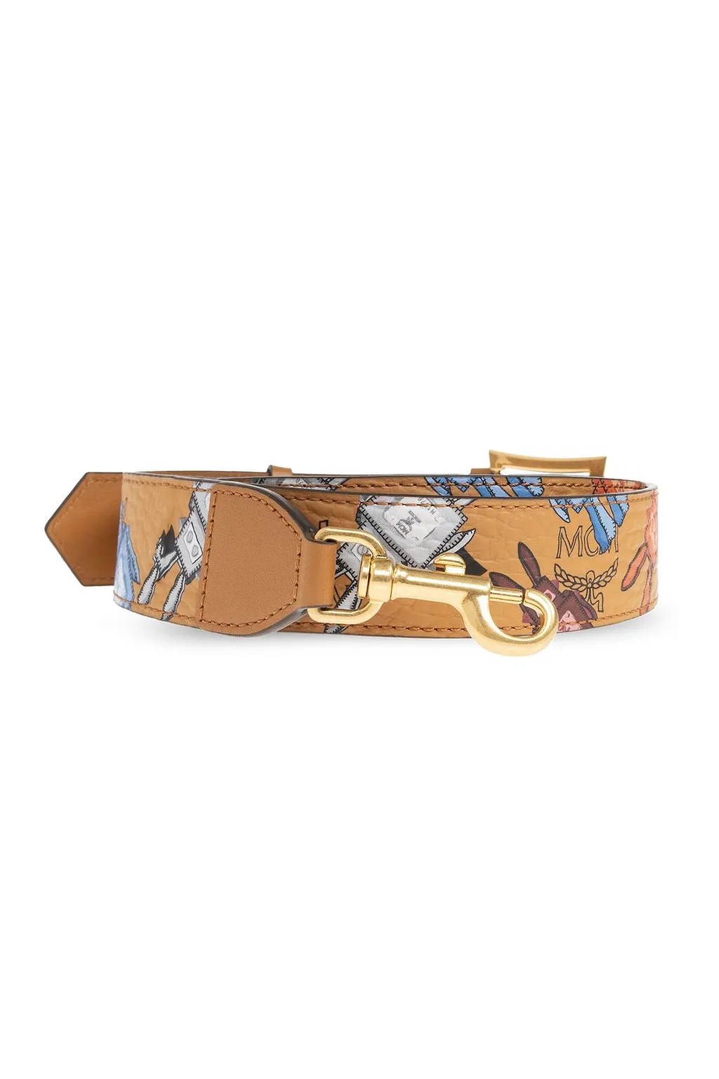Mcm Monogram Printed Bag Strap