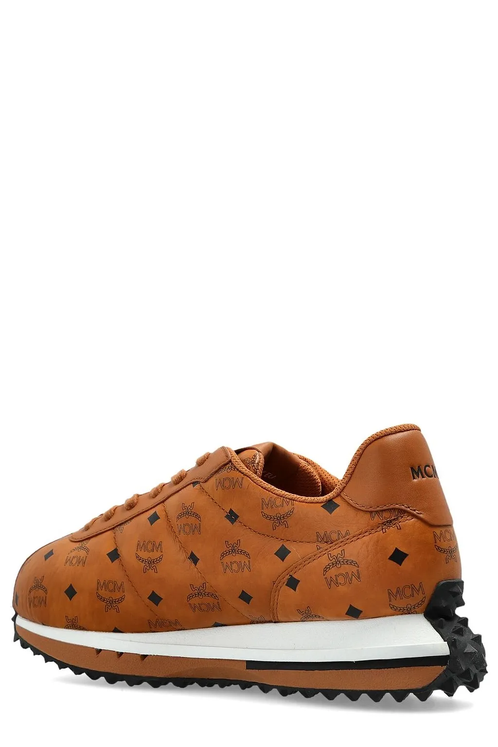 Mcm Monogram Lace-Up Sports Shoes