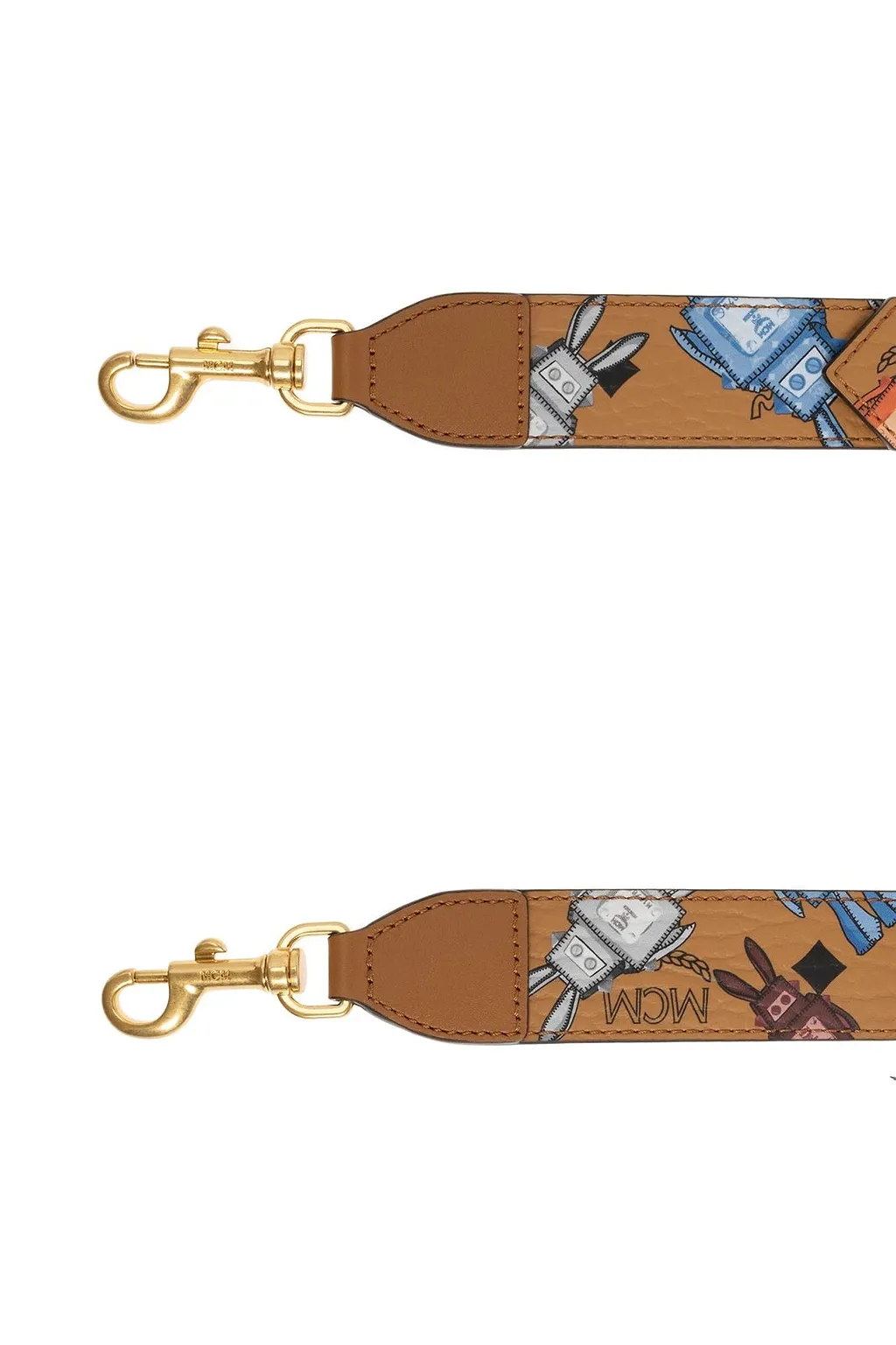 Mcm Monogram Printed Bag Strap