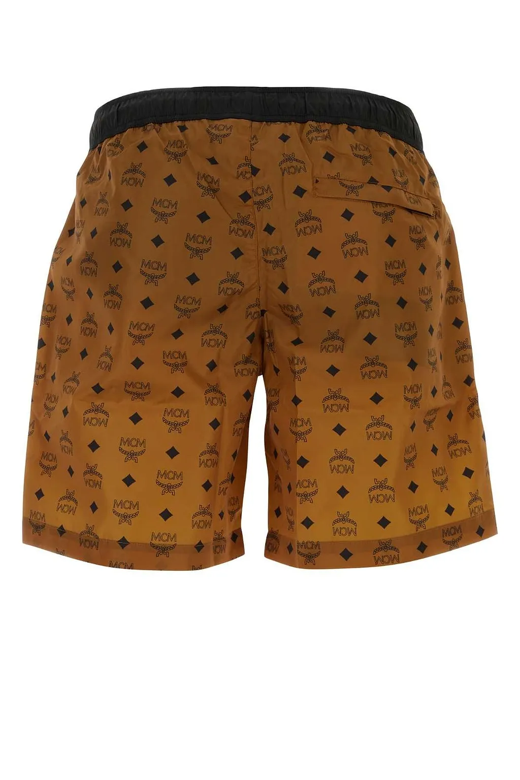 Mcm Monogrammed Drawstring Swimming Shorts