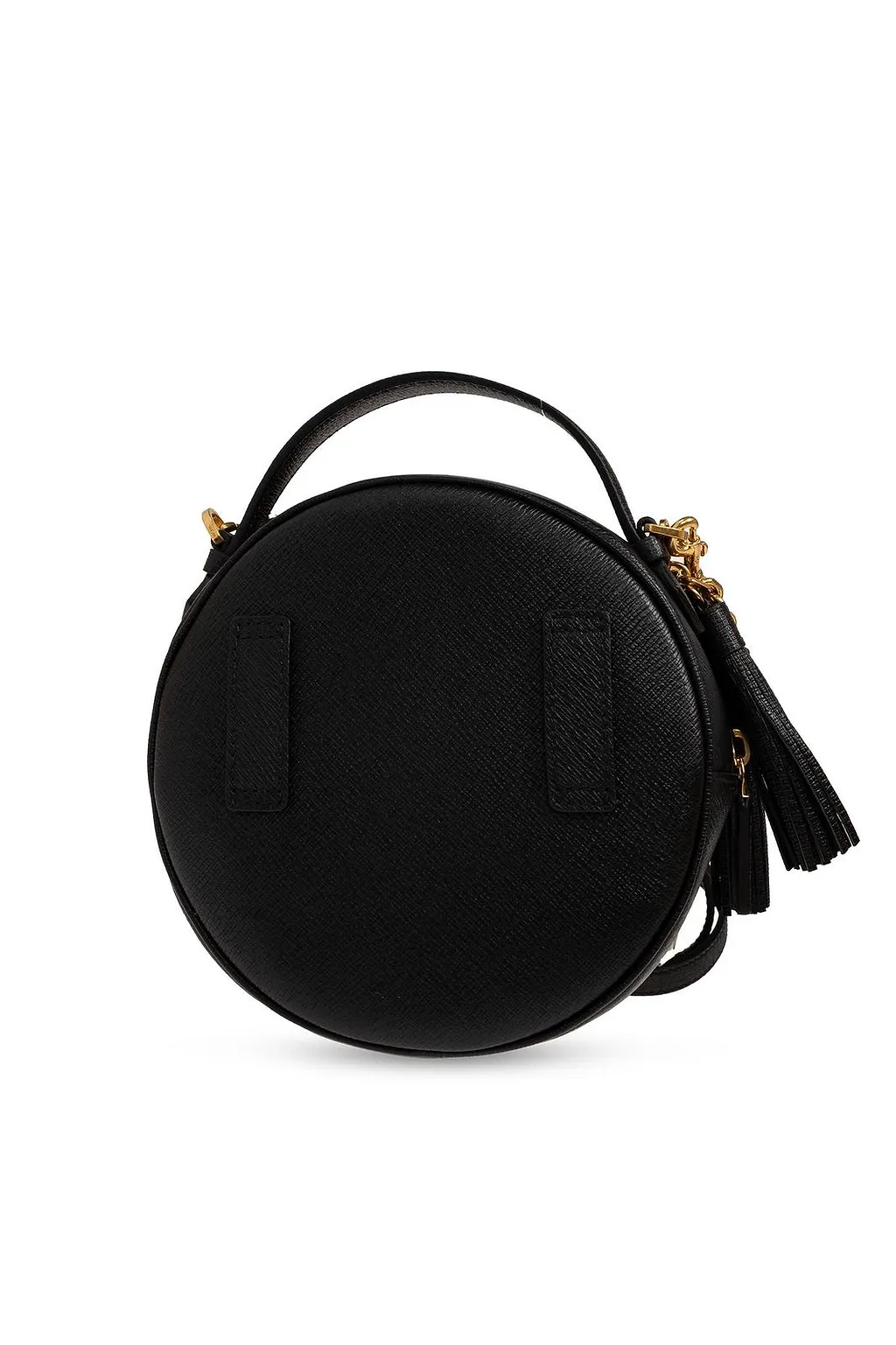 Mcm Pina Studded Round Shoulder Bag