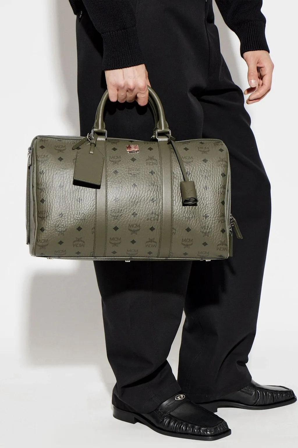 Mcm Ottomar Monogram Cabin Bag