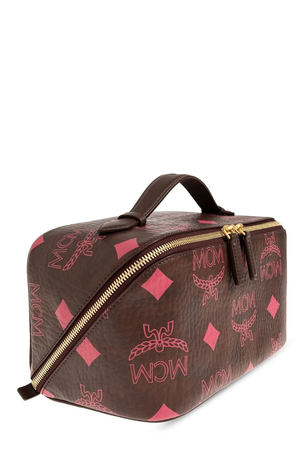 Mcm Ottomar Zip-Up Toiletry Bag