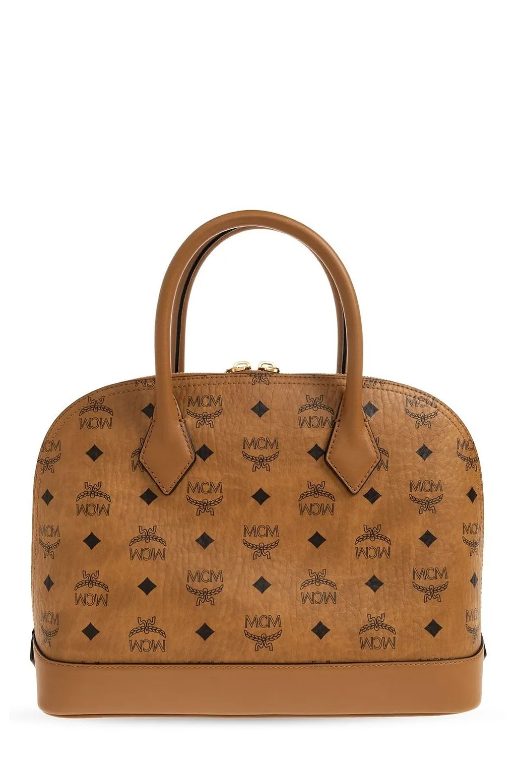 Mcm Pina Studded Tote Bag