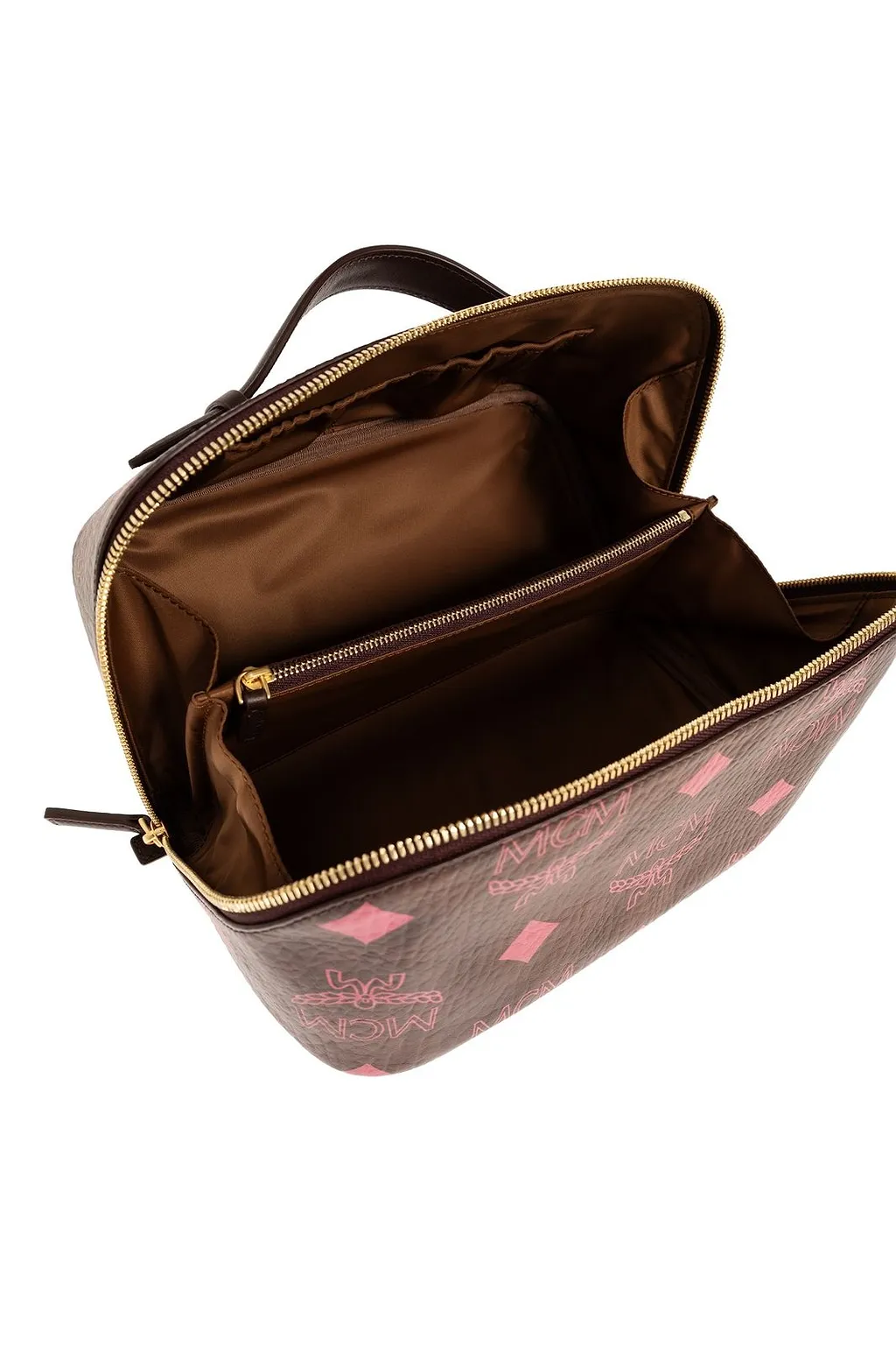 Mcm Ottomar Zip-Up Toiletry Bag