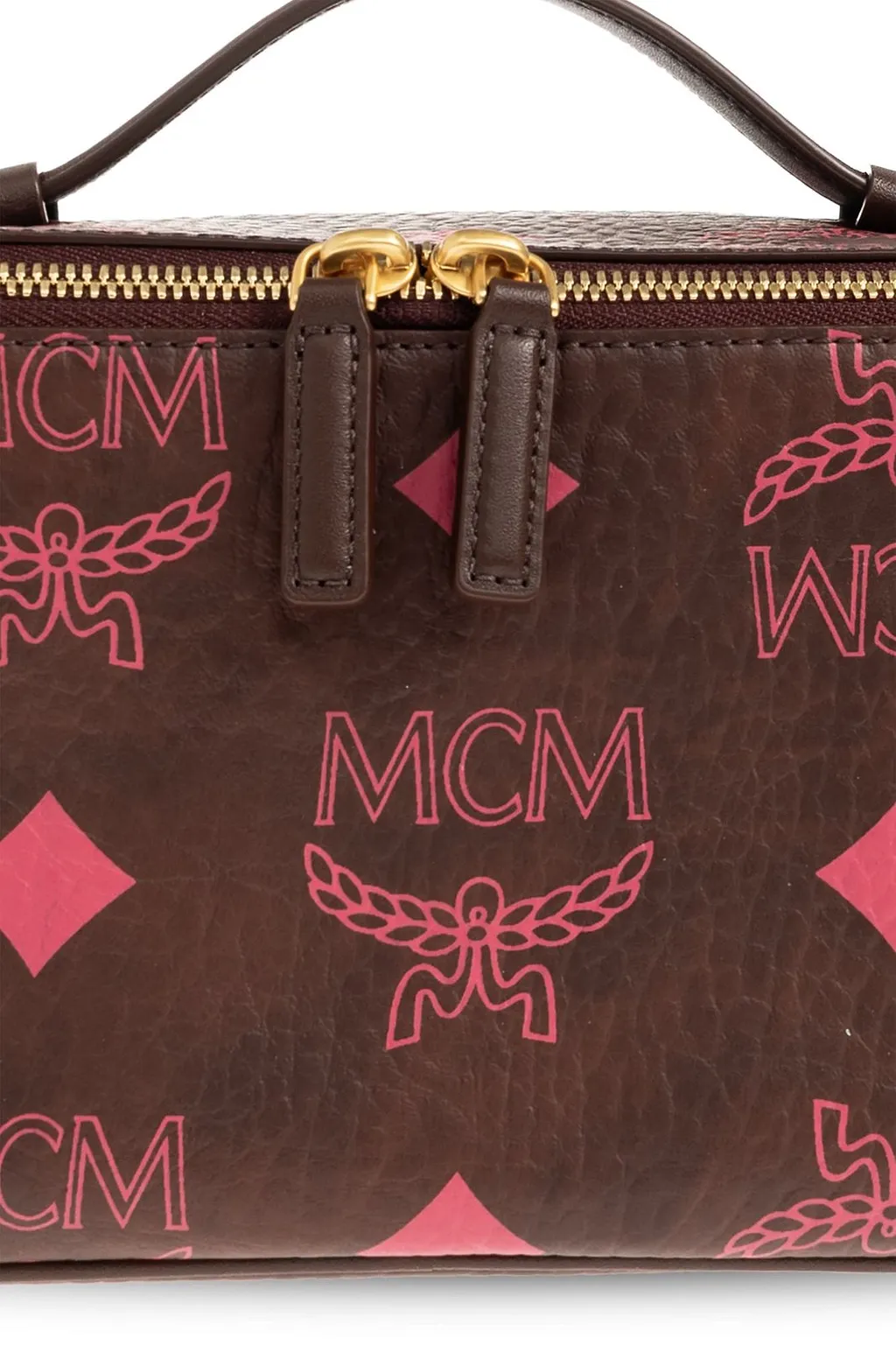 Mcm Ottomar Zip-Up Toiletry Bag