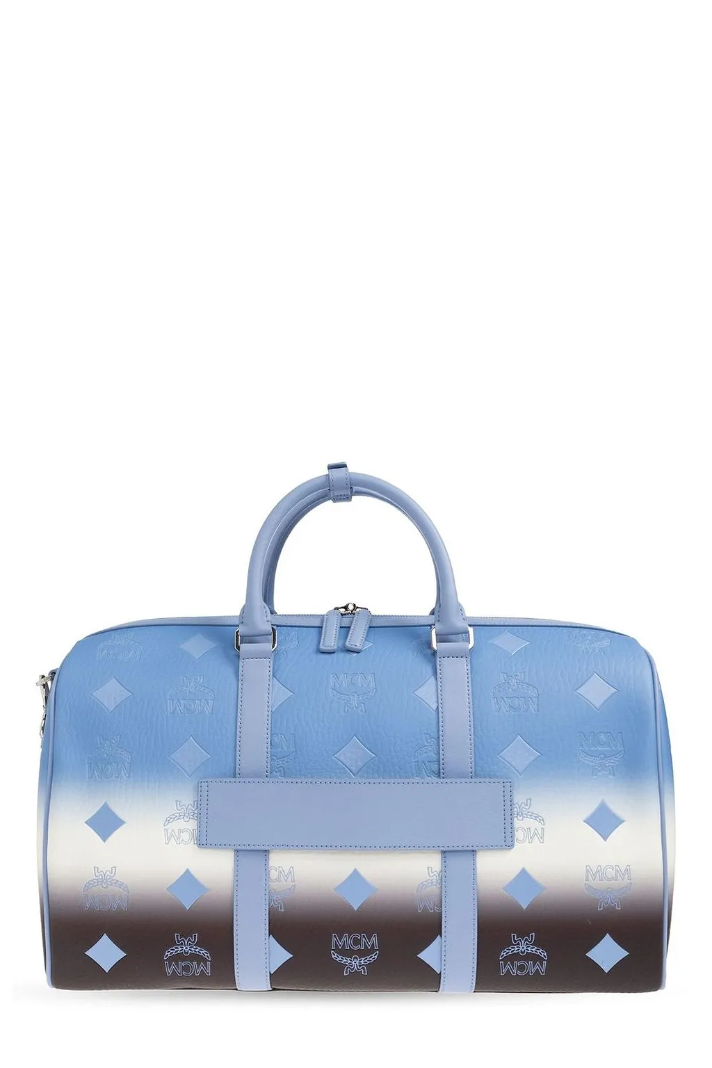 Mcm Printed Top Handle Handbag