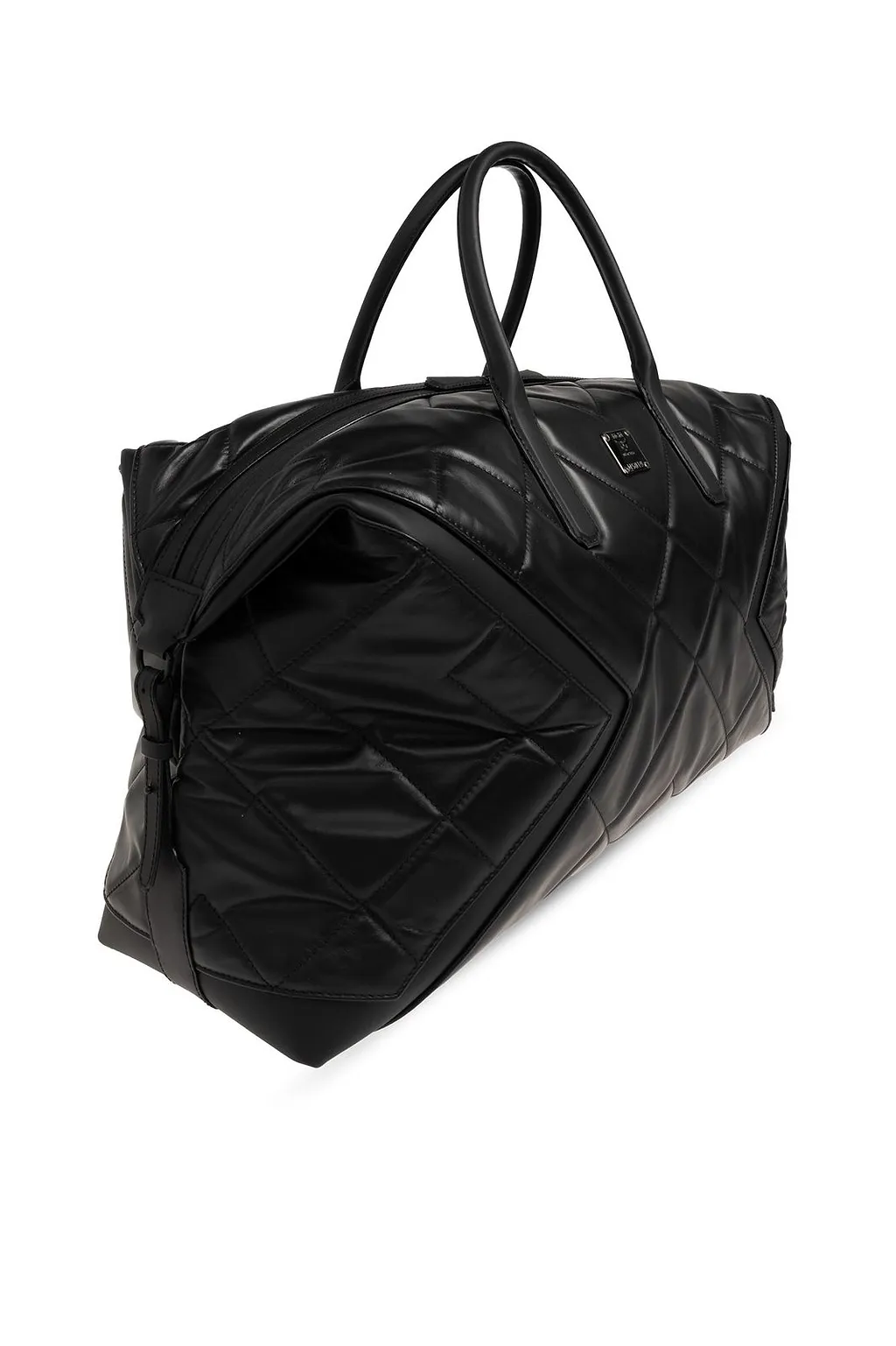 Mcm Quilted Weekender Bag