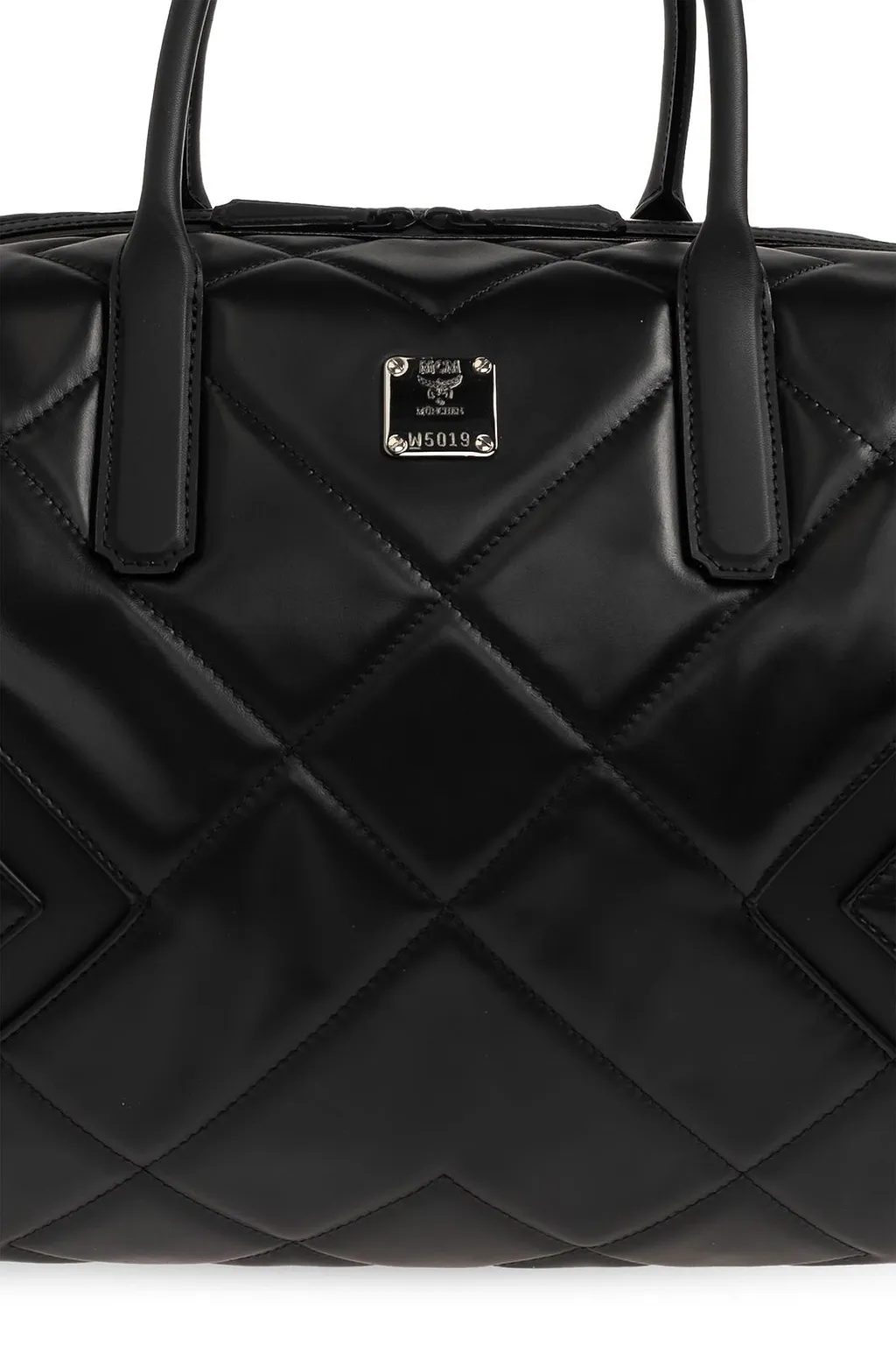 Mcm Quilted Weekender Bag