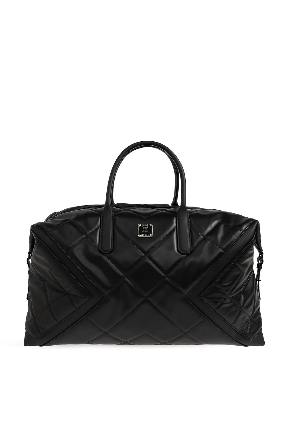 Mcm Quilted Weekender Bag