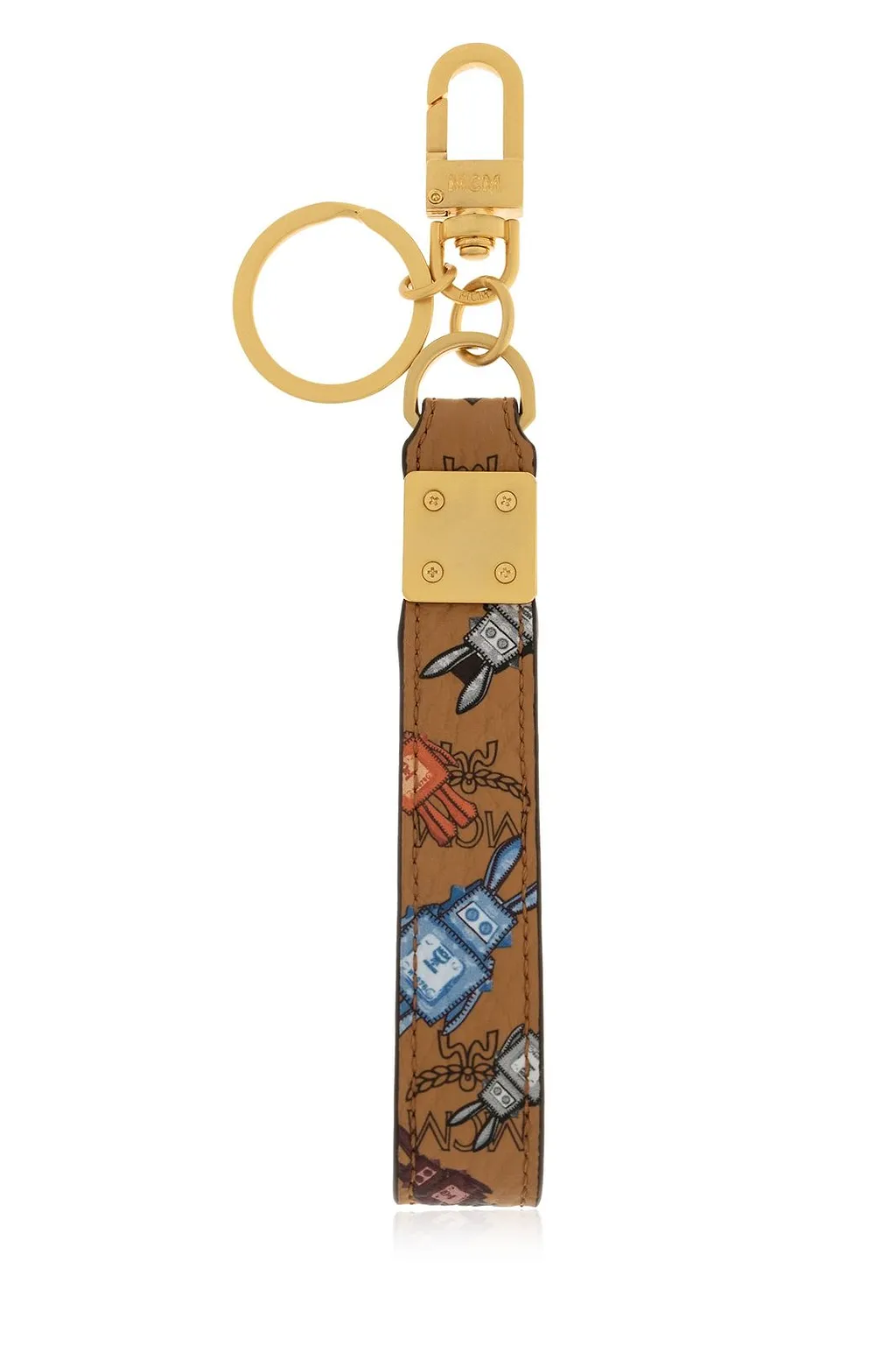 Mcm Printed Keychain