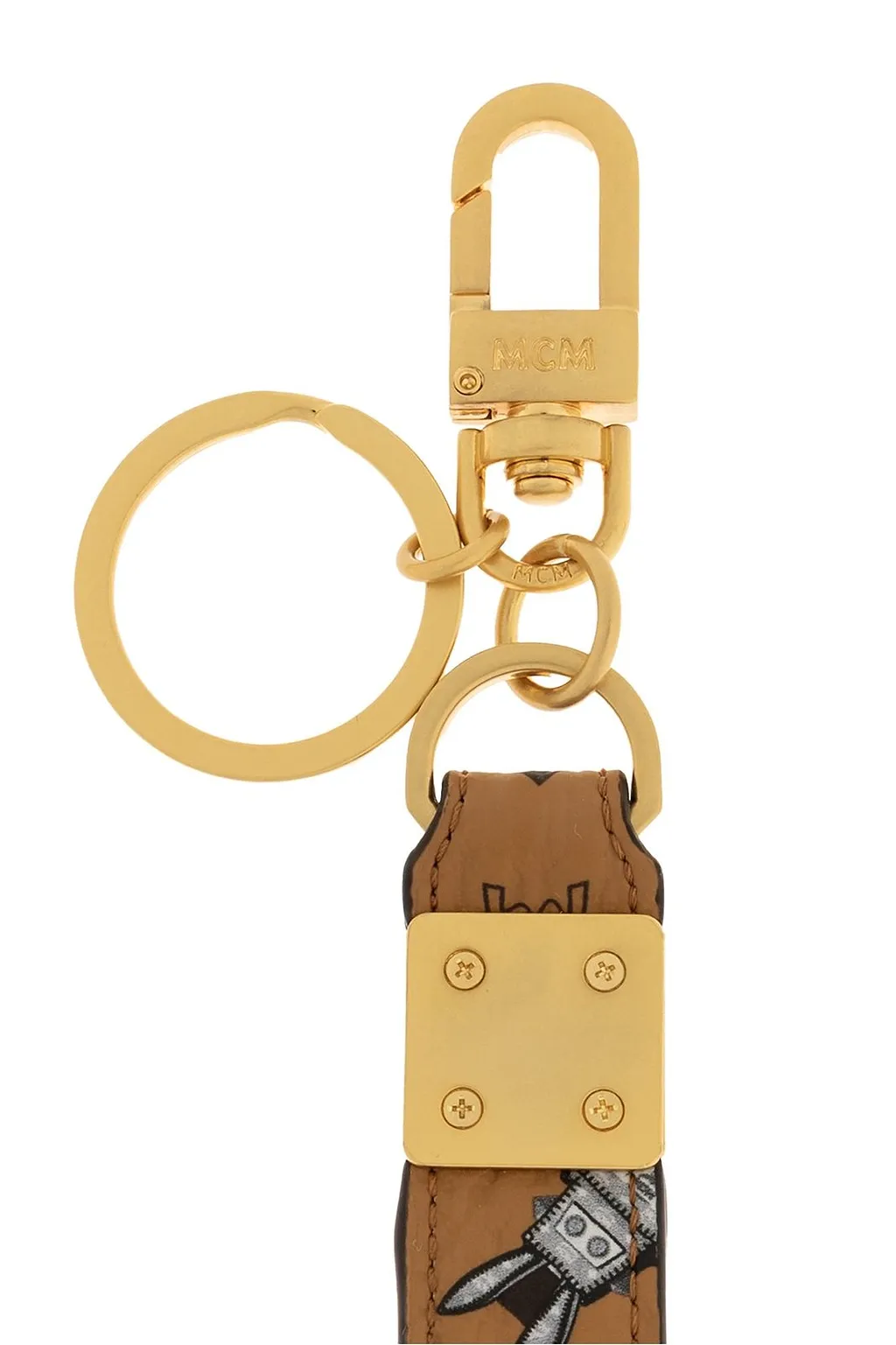 Mcm Printed Keychain