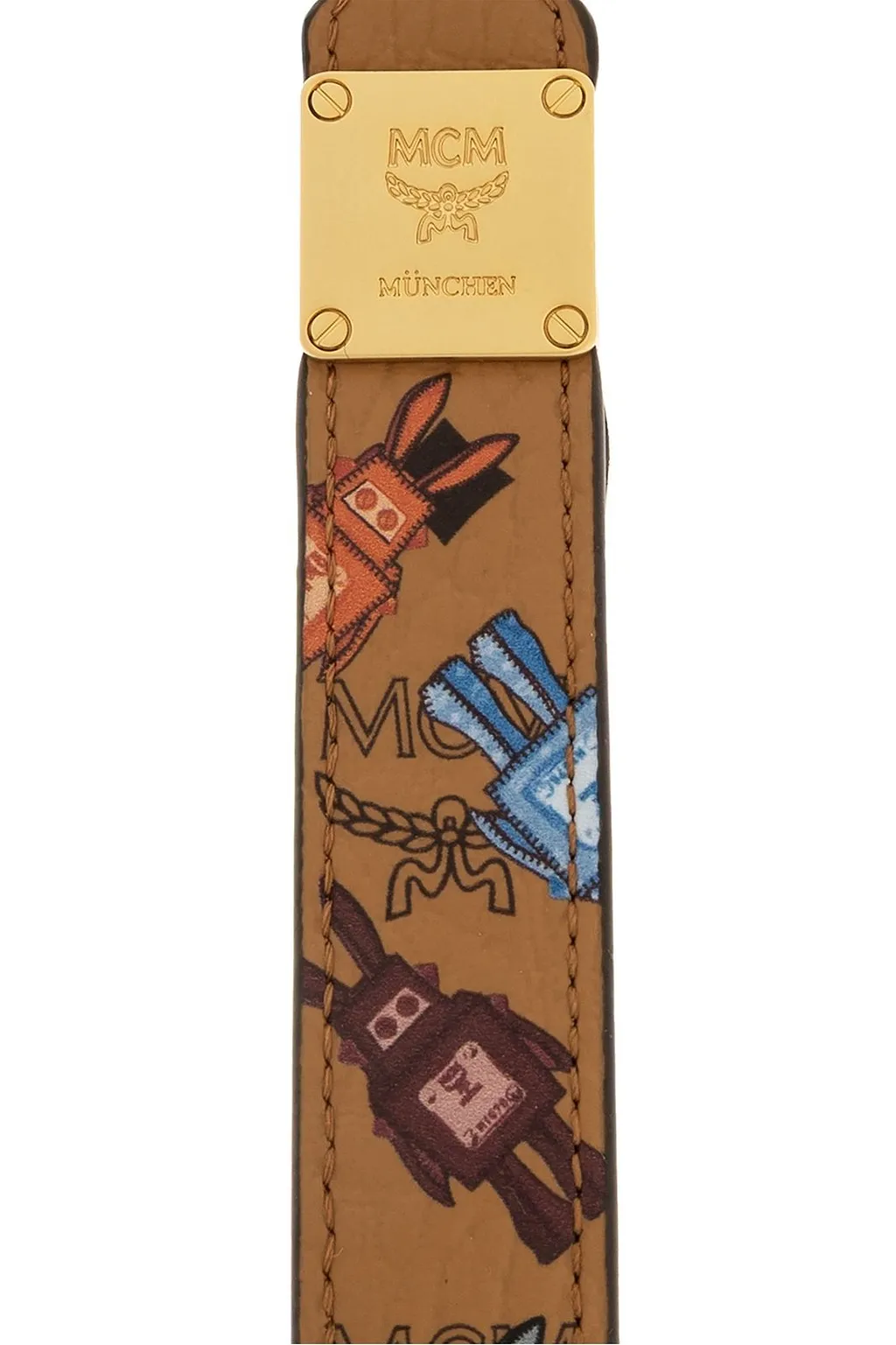 Mcm Printed Keychain