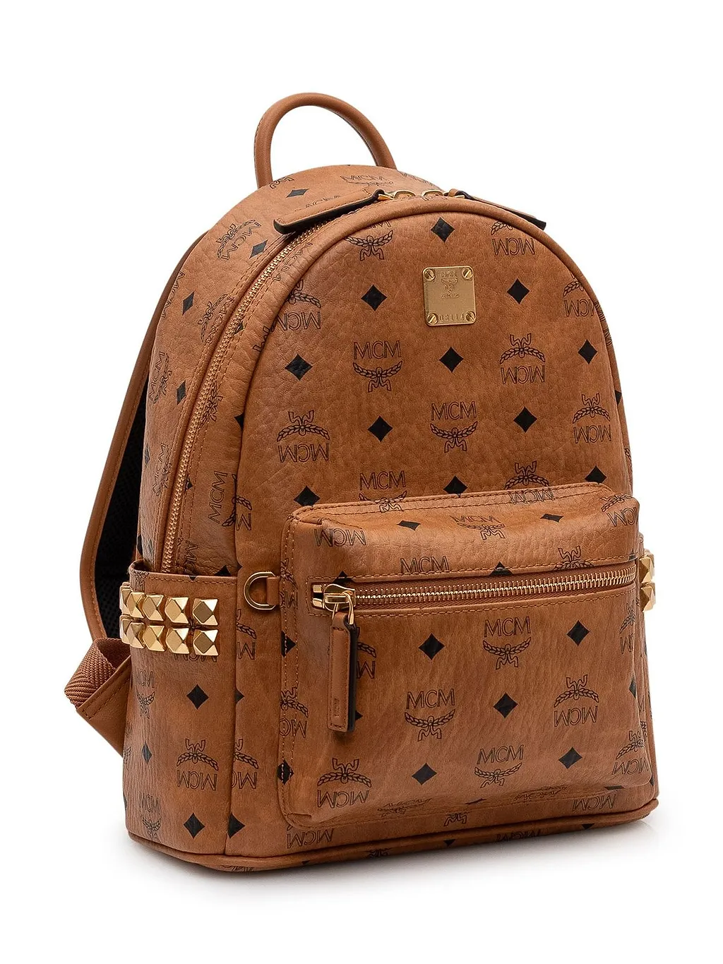 Mcm Stark Studded Mini Backpack