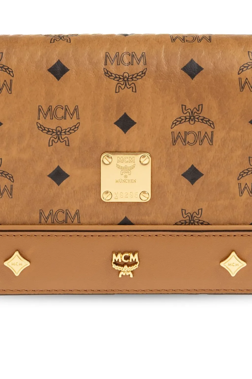 Mcm Studded Belt Wallet