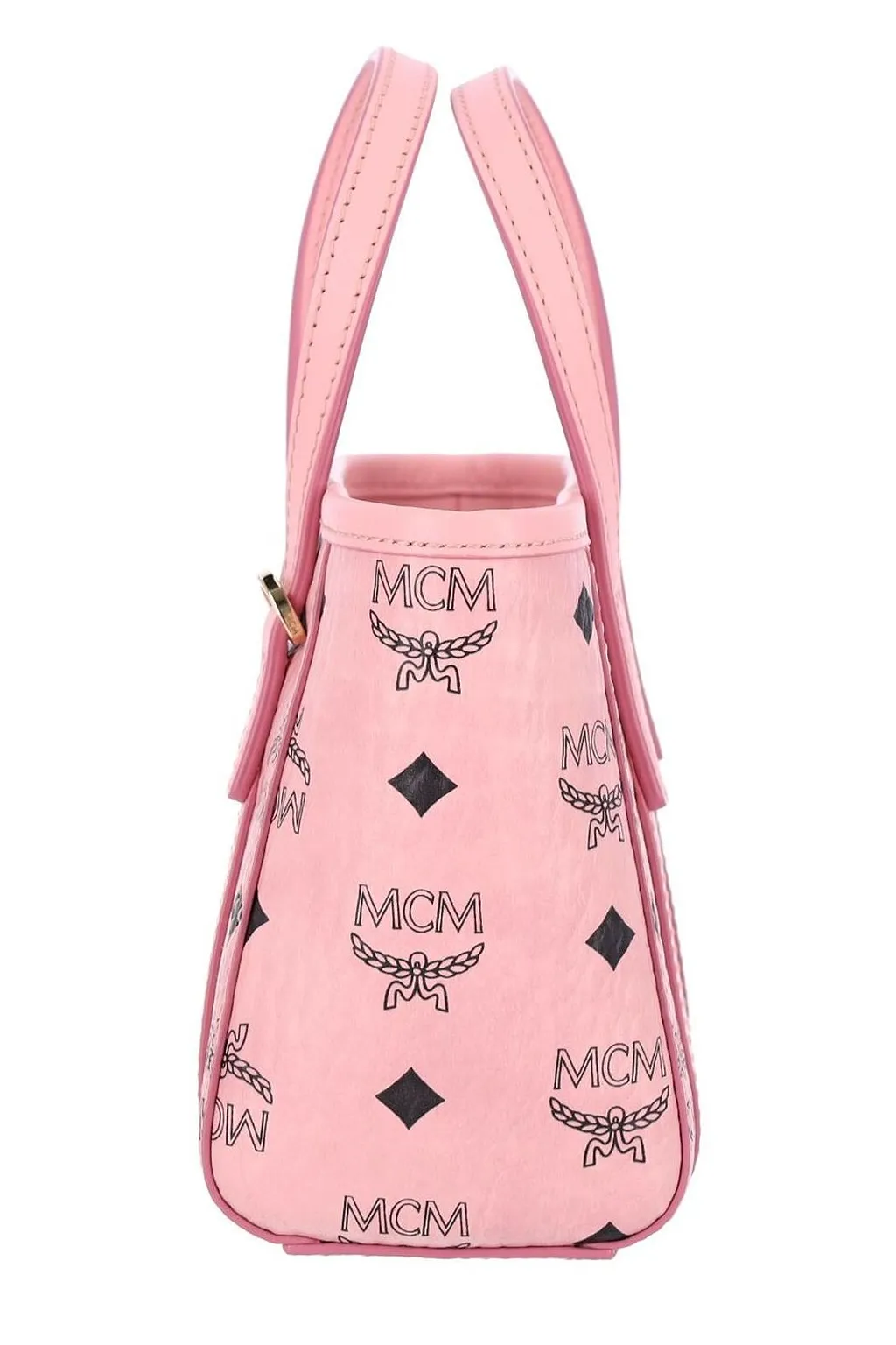 Mcm Toni Top-Zip Mini Shopper Bag
