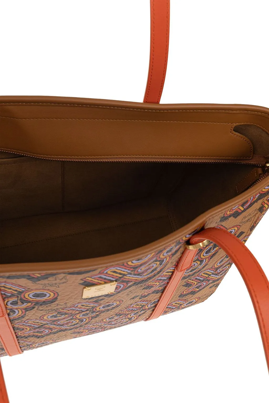 Mcm Toni Top-Zip Medium Shopper Bag
