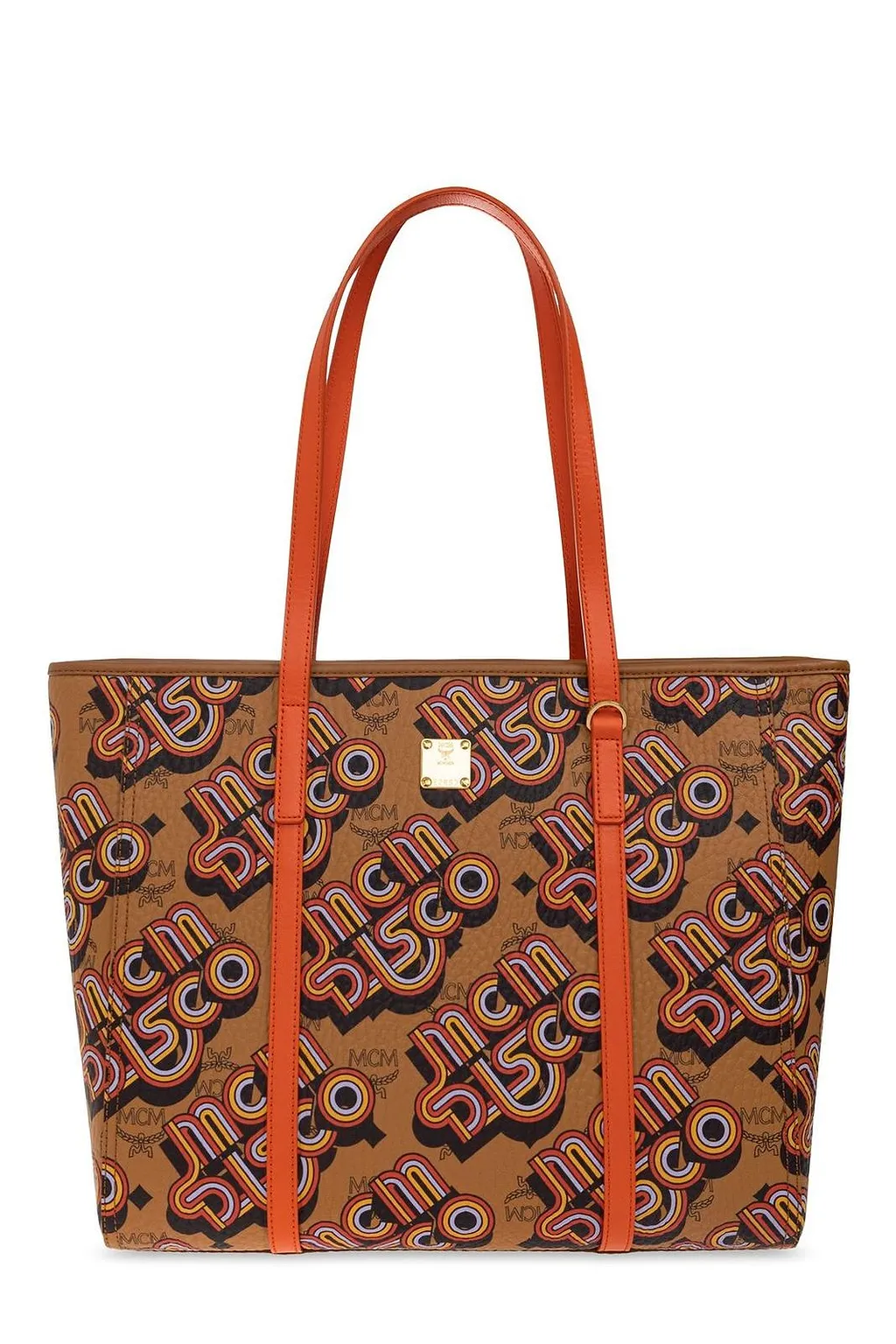 Mcm Toni Top-Zip Medium Shopper Bag