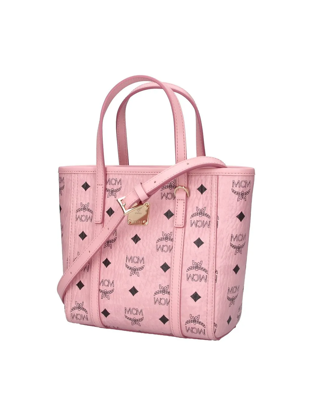 Mcm Toni Monogram Printed Mini Tote Bag
