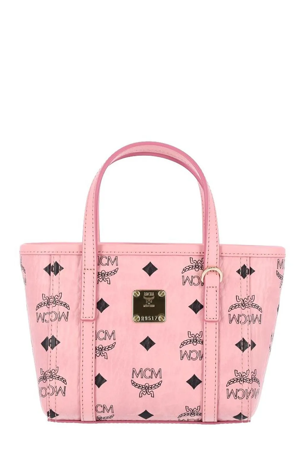 Mcm Toni Top-Zip Mini Shopper Bag