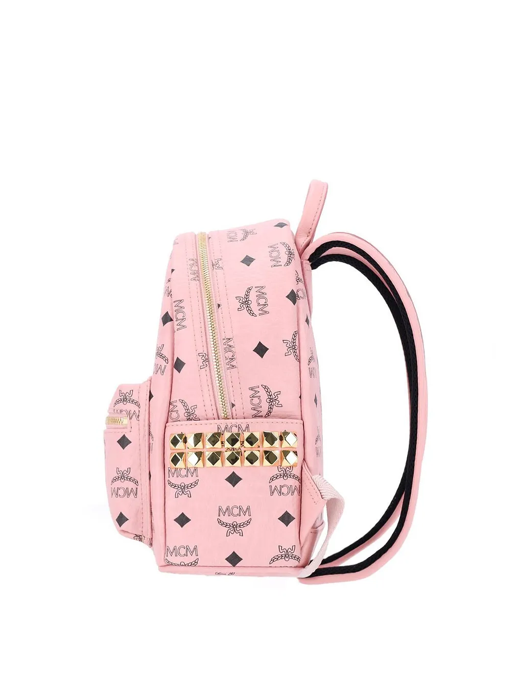 Mcm Visetos Studded Mini Backpack