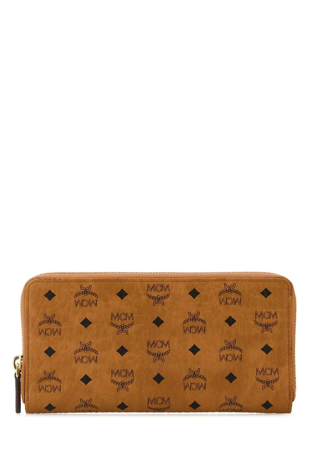 Mcm Visetos Printed Zipped Wallet